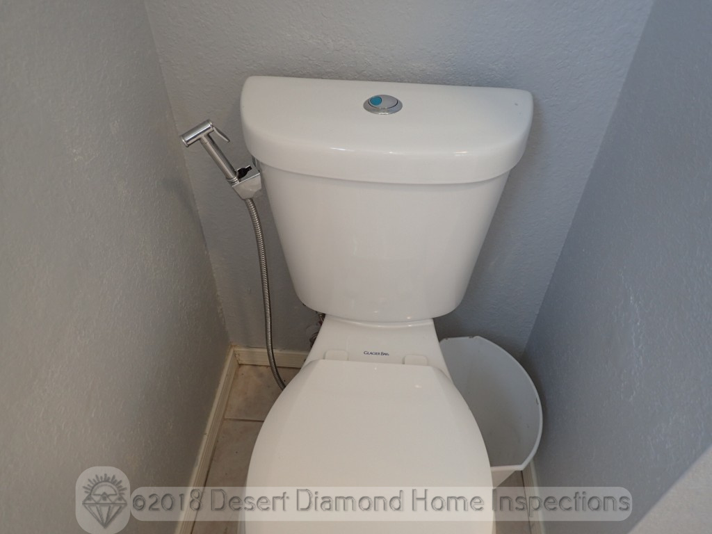 A budget variation of the bidet: Hose with a hand sprayer to clean your butt
