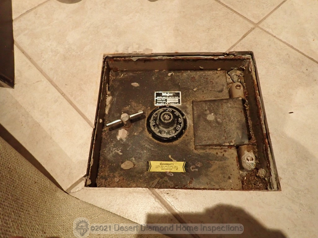 Old floor safe