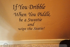 Found next to the master bath toilet