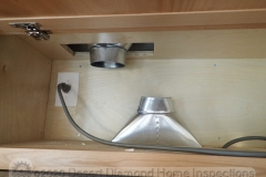 Kitchen vent not connected