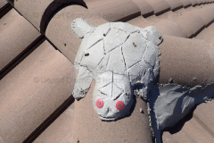 Roof art piece by creative roofer