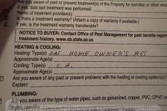 What they tried to say is the house is heated with gas that the HOA pays for...