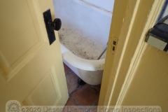 You will never have privacy in this bathroom