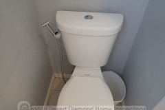 A budget variation of the bidet: Hose with a hand sprayer to clean your butt