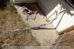 What you see here connected to the hose bib is the water supply to a separate studio in the back