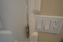Did they chew the trim to make it fit?