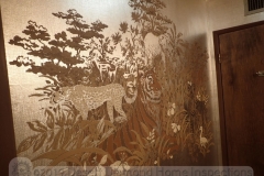 Now that is some stylish wallpaper!
