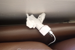 Damaged charger cables plugged into cheap USB splitter plugged into cheap outlet splitter plugged into cheap ungrounded extension cord - what could possibly go wrong?
