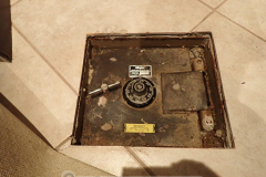 Old floor safe
