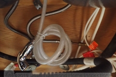 Hand sprayer under sink