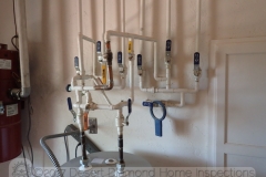 We have absolutely no idea what's going on with the plumbing in this house. Recommend calling a plumber for further evaluation...