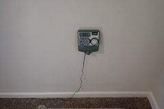 Irrigation system control - inside a bedroom