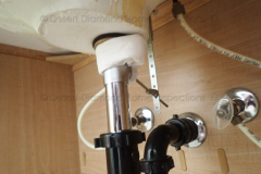 Covering a leak with a paper towel will sure fool the home inspector!