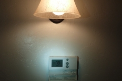 The temperature in the house was about 68 degrees but the thermostat showed 78 instead. Wonder why...