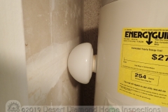 If your water heater is leaning, would you fix the pedestal or prop it up with a fragile glass object?