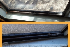 This takes window security to a whole other level: a shotgun and a rifle barrel in the window track