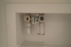 Painted right over the washer hookups