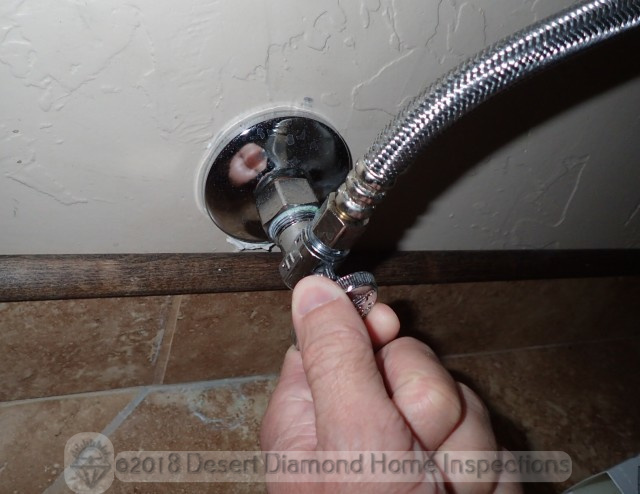 Preventing water damage: Checking shut-off valves