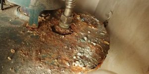Rust at water heater