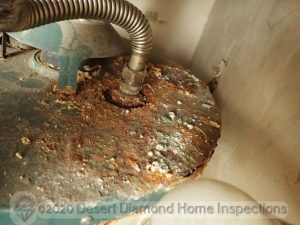 Rust at water heater
