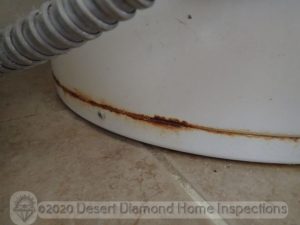 Rust at bottom of water heater