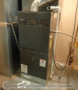 Air filter location at HVAC system