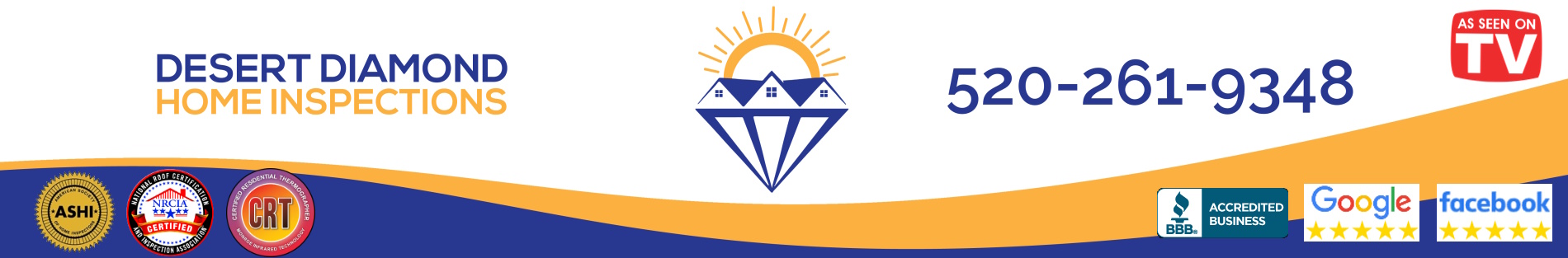 Desert Diamond Home Inspections WordPress Logo Banner